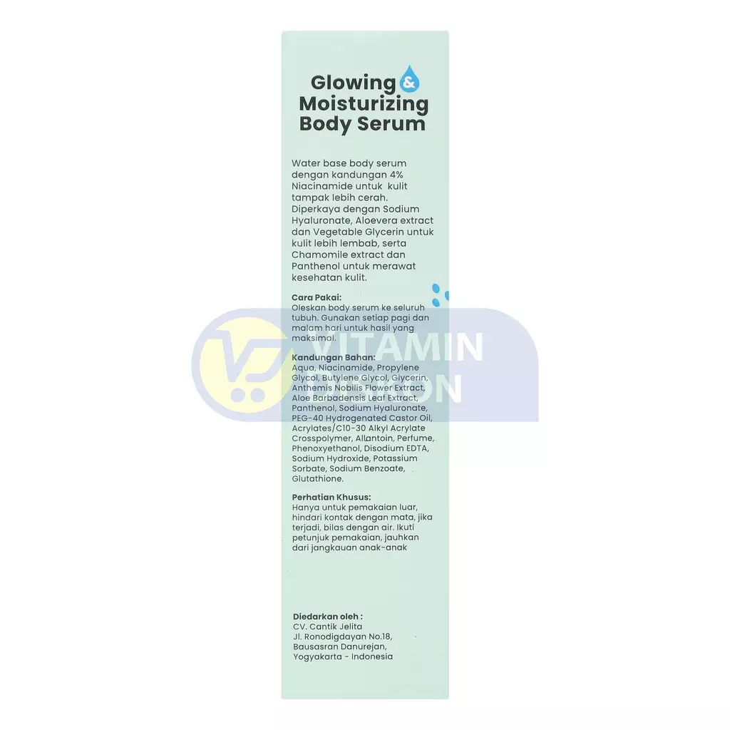 BRIGHTY GLOWING AND MOISTURIZING BODY SERUM 105GR