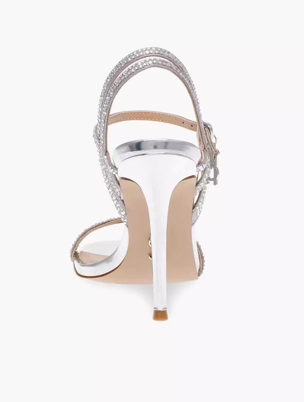 Steve Madden SURREALIST Women's Sandal Heels - Silver