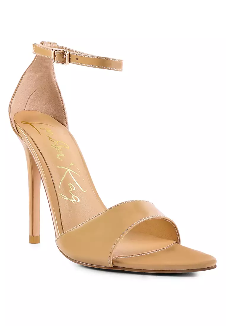 Buy London Rag Latte Ankle Strap Stiletto Heeled Sandals 2024