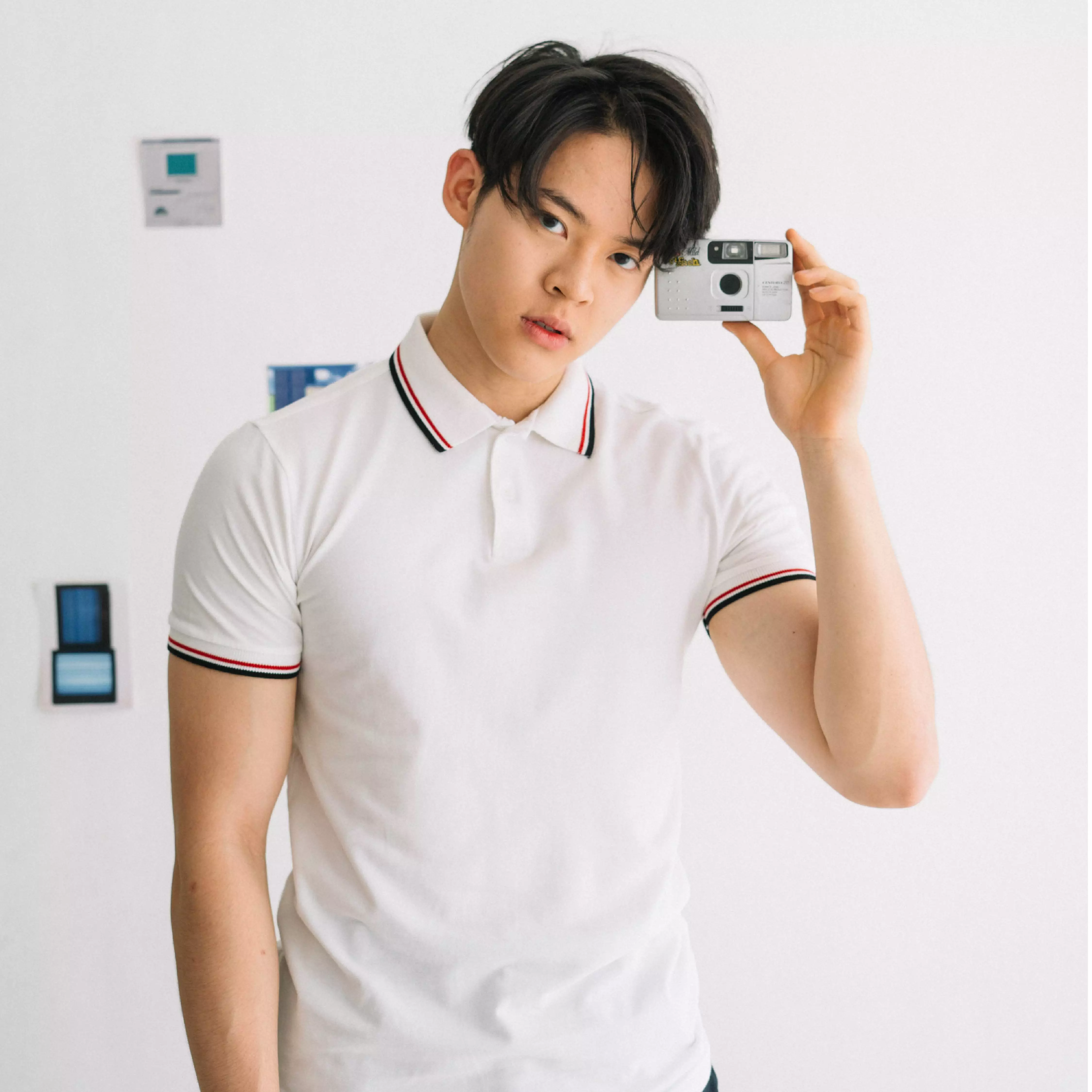 Kale Peter White / Polo Shirt Pria