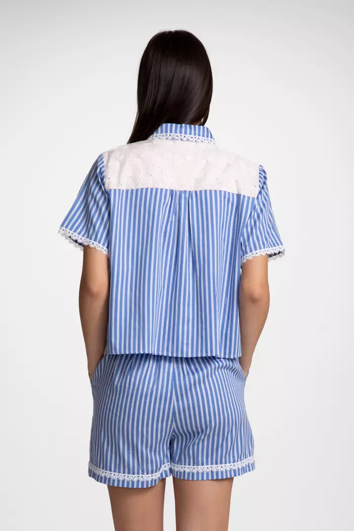 COTTONINK - Atasan Kemeja Wanita Blush Pink Doan #BestSeller