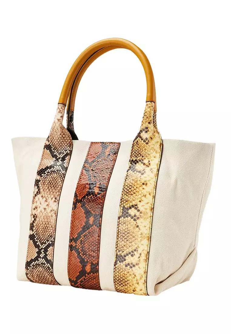 Buy See by Chloe See By Chloe Small Laetizia Tote Bag in Burning