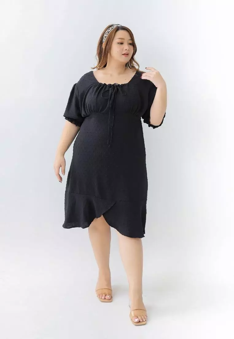 Plus Size Dress Clarissa Black