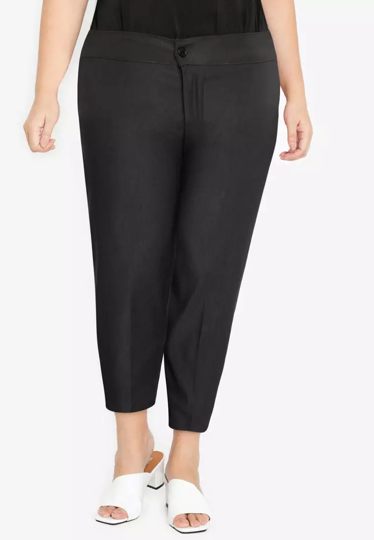 Buy Maxine Plus Size Pants Full Skinny Stretch Cotton 2024 Online