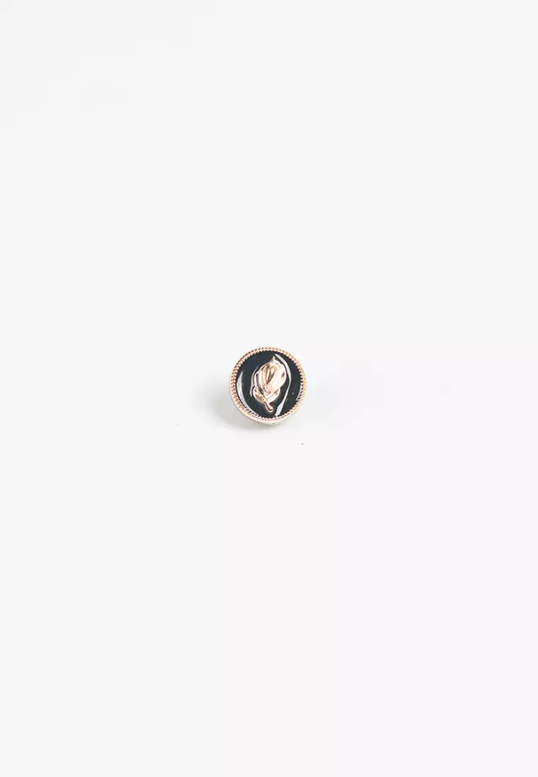 Houseofcuff lapel pin brooch bros untuk jas TUSUK HITAM A09