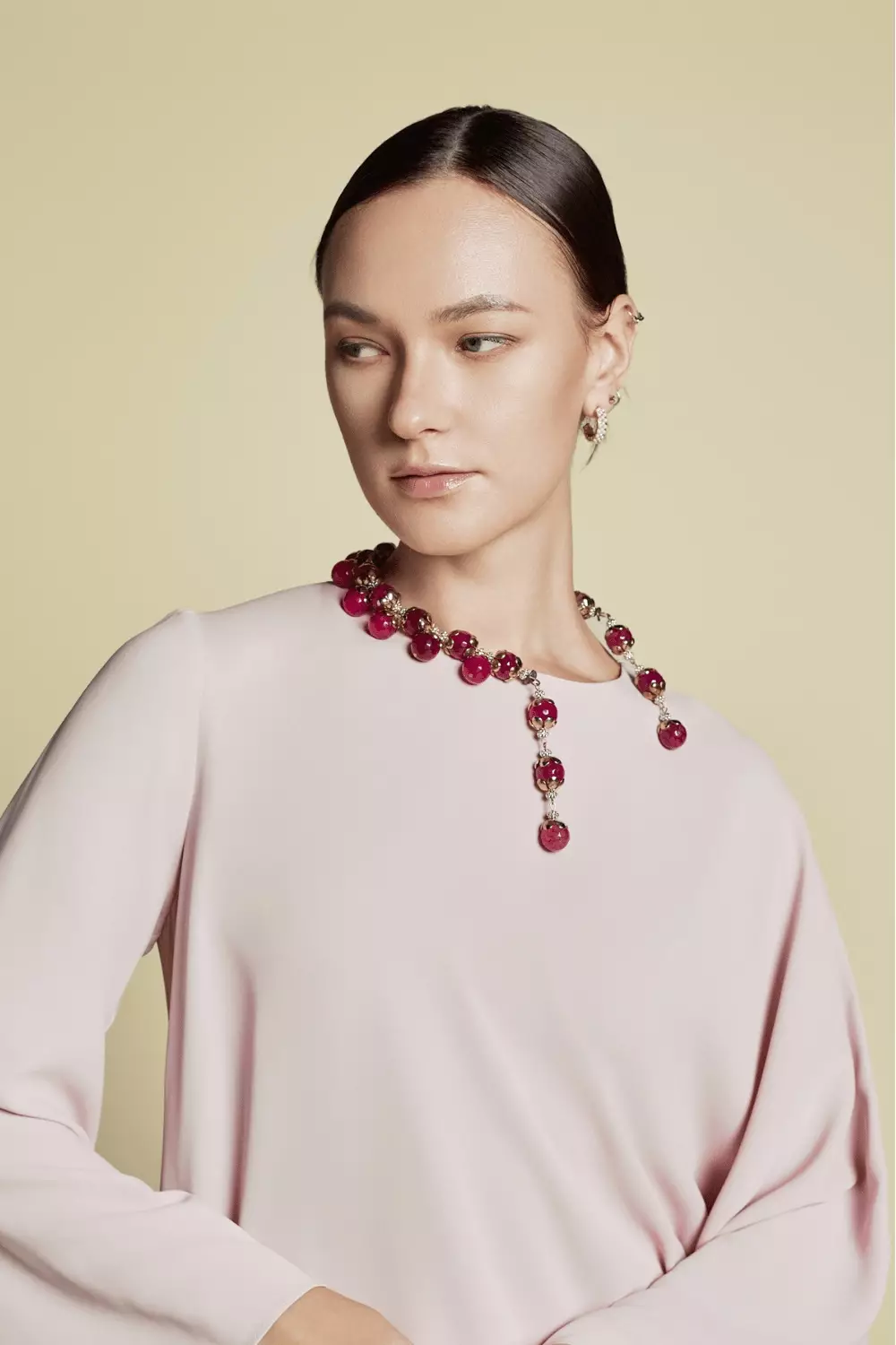 Demure Signature Orion 37 Tropical Enigma Necklace – Pink