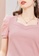 HAPPY FRIDAYS pink Victoria Sleeve Sweetheart Collar Top JW GW-J213 1E712AAF30F188GS_7
