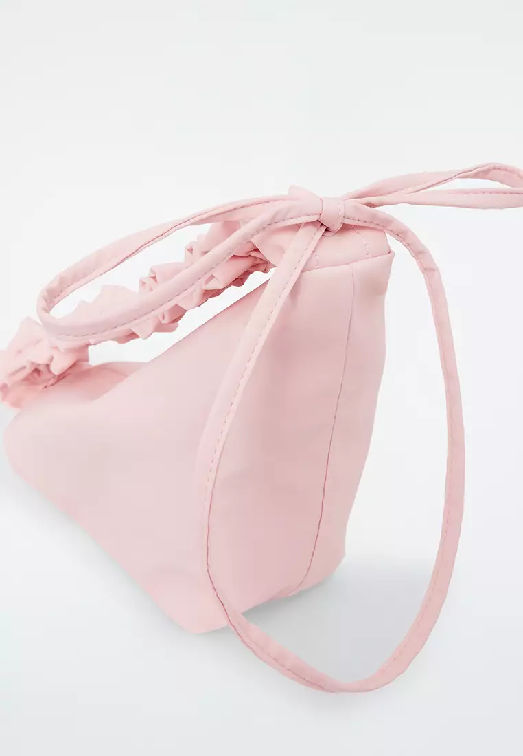 Ruffle Shoulder Bag
