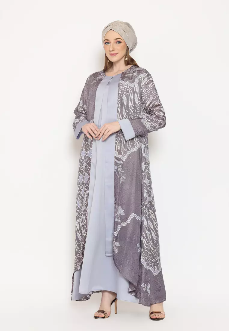 Rinjanie Batik - Edisi Lebaran - Gamis Ramadhani - Gamis Wanita Modern - Baju Raya