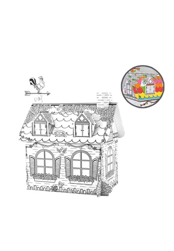 HOUZE HOUZE - TOCAR Kids Cardboard Craft - Country House 8A7B1TH876678AGS_1
