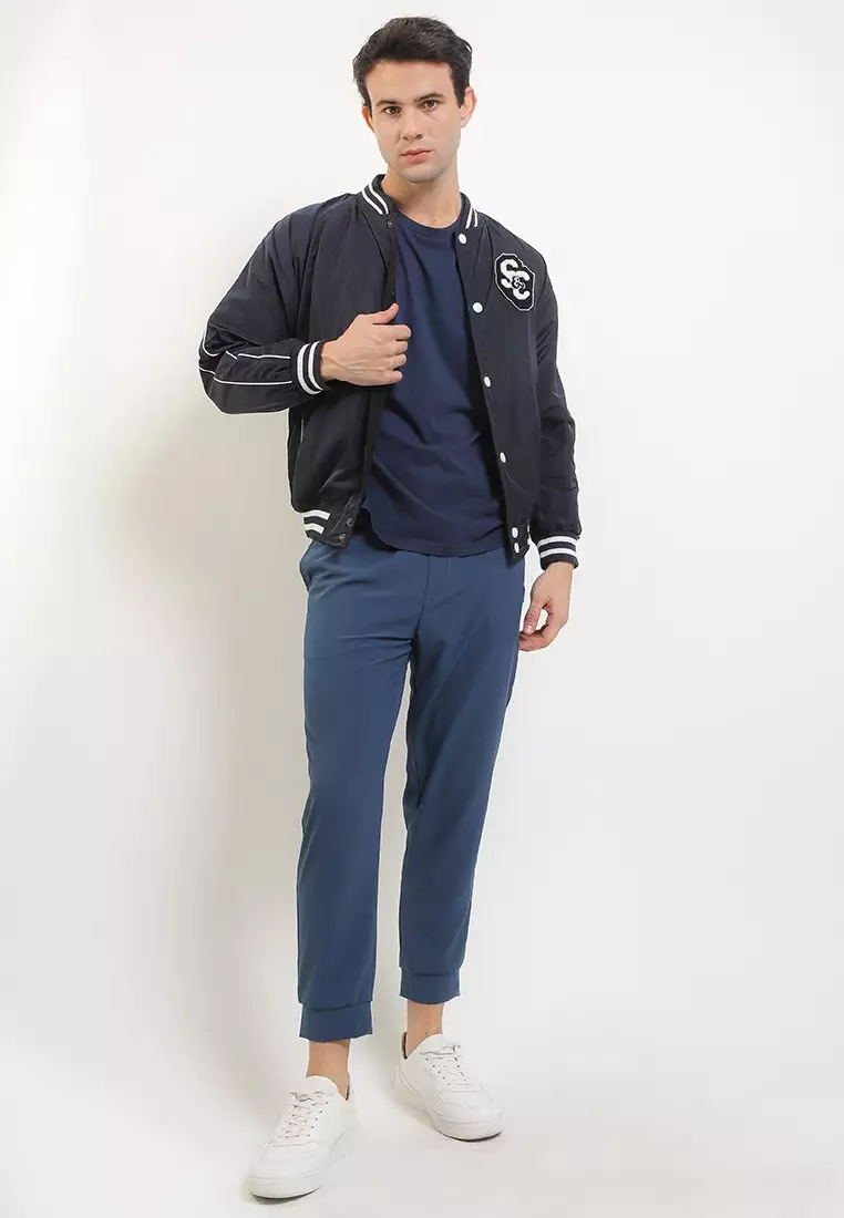 Sharks - Reversible Varsity Jacket - Blue [SGG1L0148]