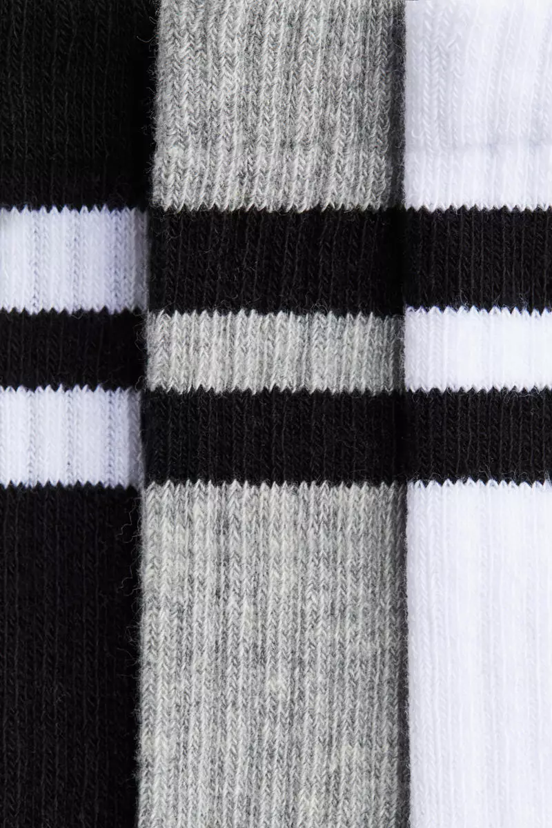 5-pack ribbed terry socks