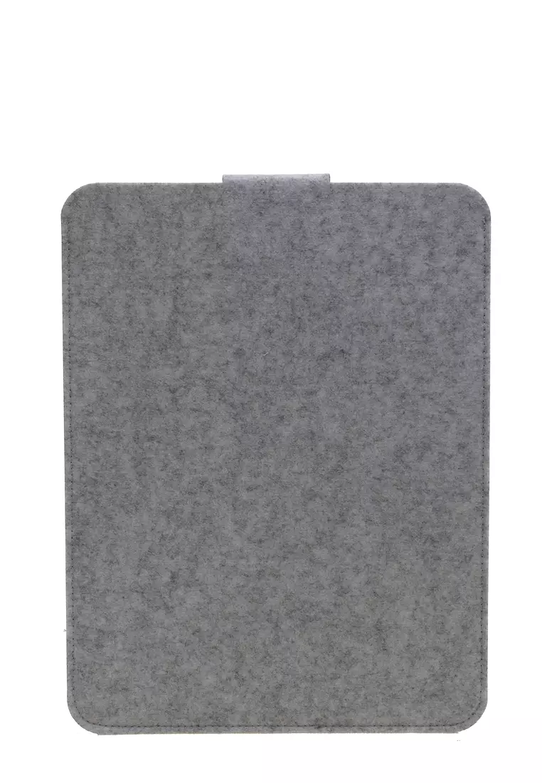 Quenty Soft Sleeve Case for Laptop 15 Inch Universal Fit Material Felt ORIGINAL - Gray