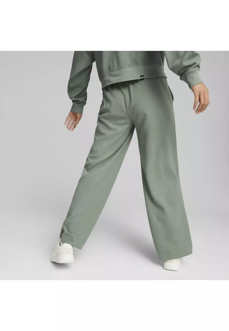 HER 女子高腰針織長褲