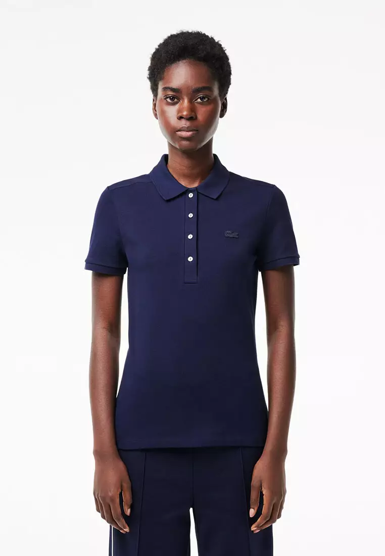 Lacoste mini pique stretch polo discount