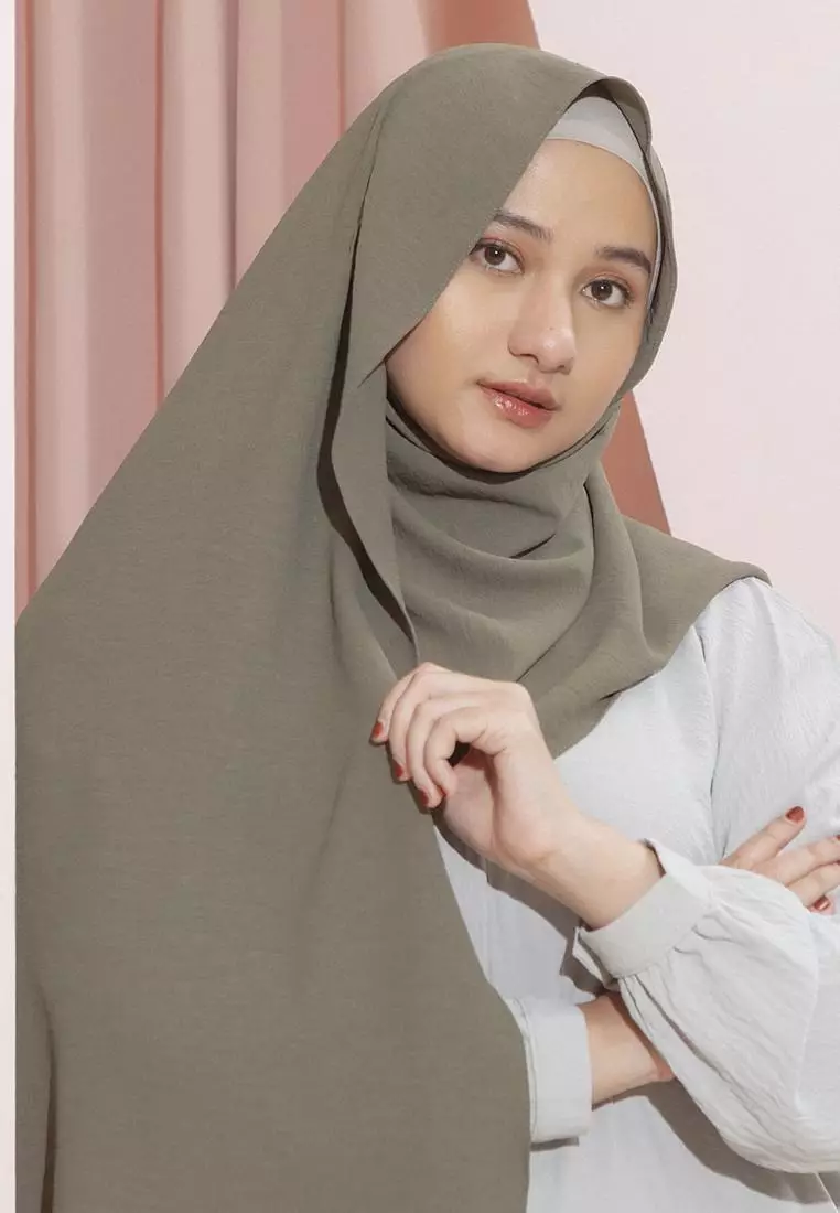 Zeera Shawl (Pashmina Melayu Lozy x Nadzira) Army