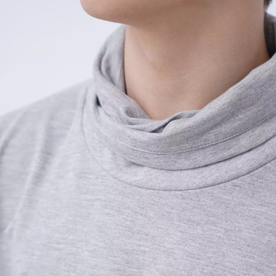 Ryusei Sweater Turtleneck Nandito Sei Light Grey