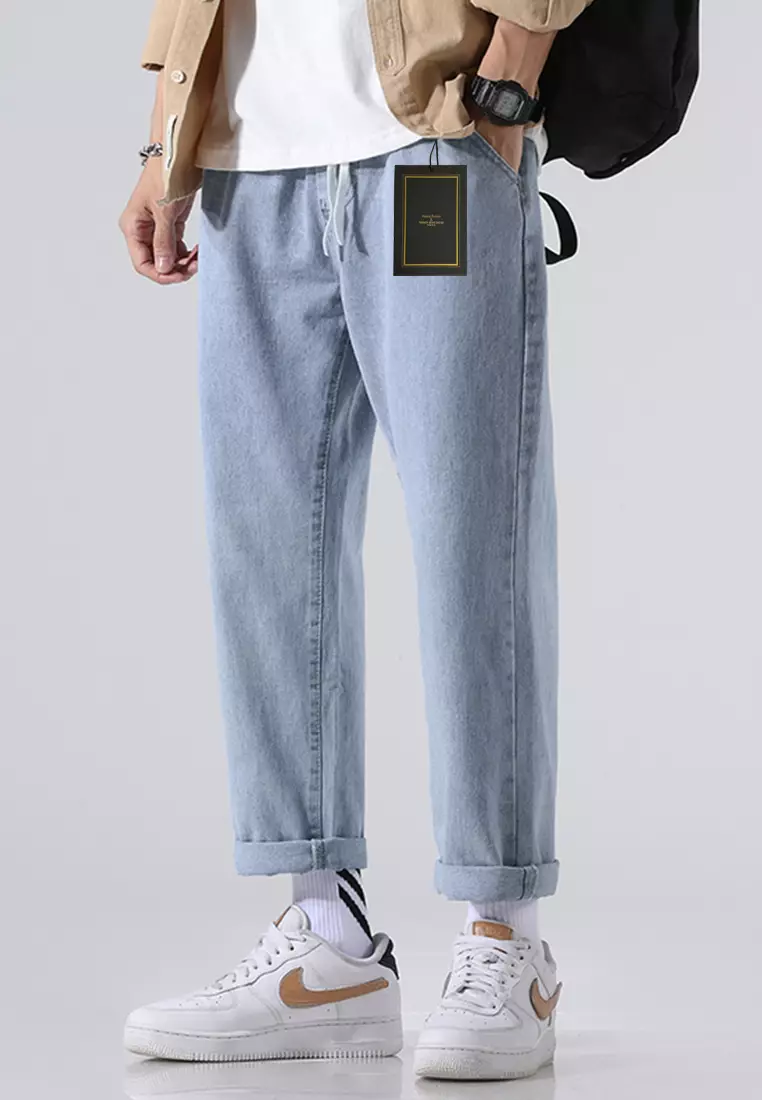 Tapered Washed Jeans AY-LS336