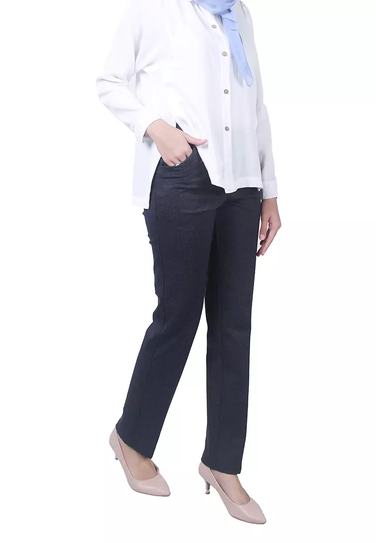 navy pants for ladies