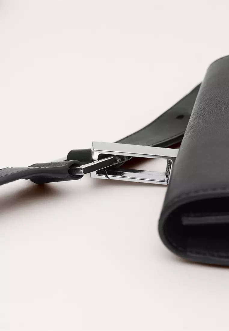 100% Leather Belt With Removable Coin Purse