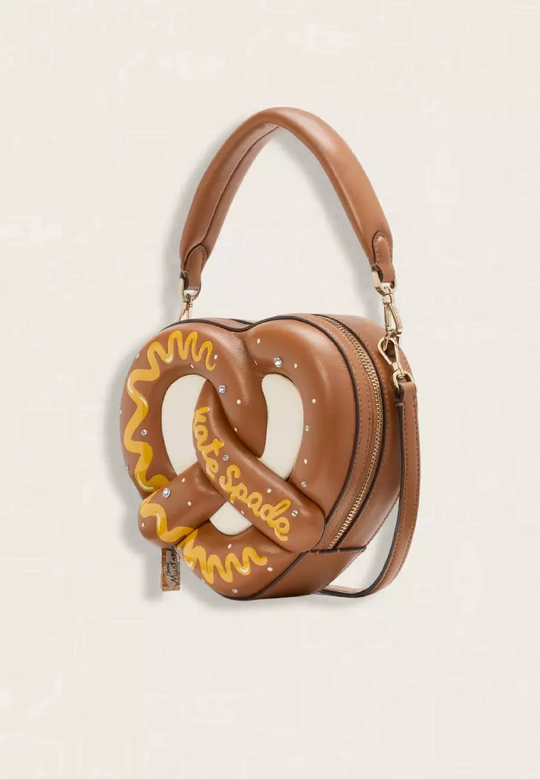 Kate Spade NYC 3D Pretzel Crossbody Big Apple Multi