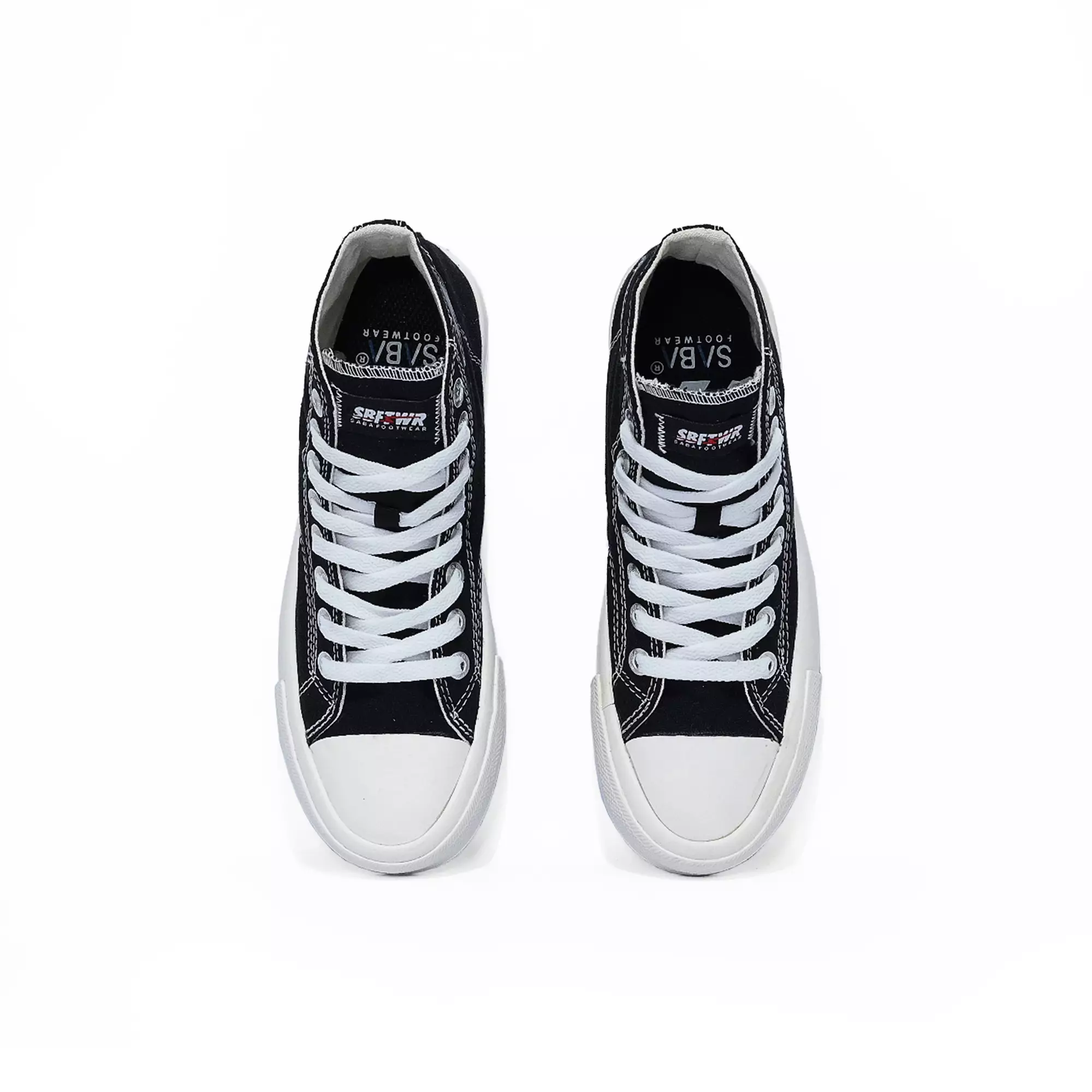 Saba Vintage High Black White