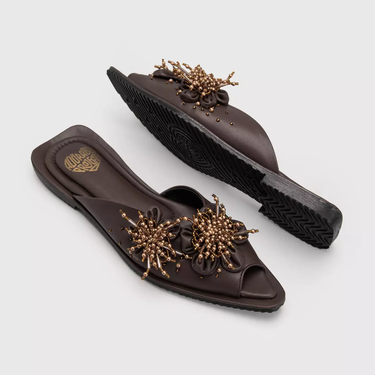 Fleuria Sandals Brown
