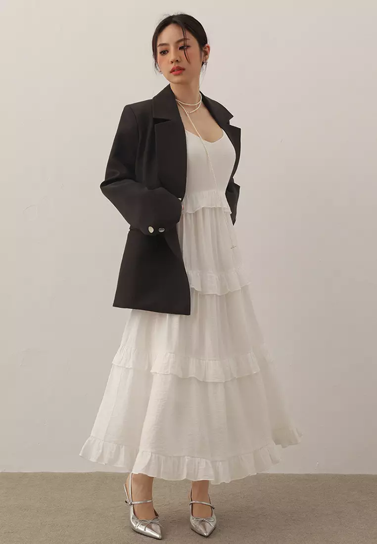 Tiered Ruffle Maxi Dress