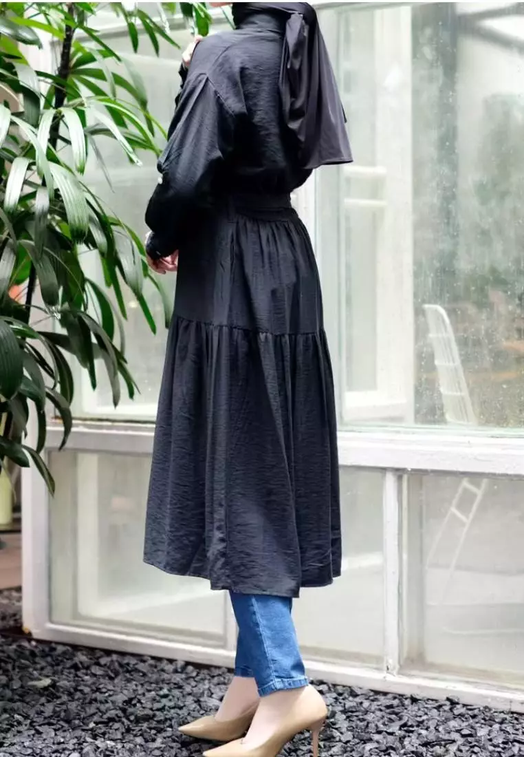 Shakila Long Tunik - Hitam