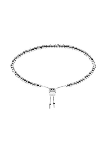 SKAGEN silver Skagen Jewelry SKJ1106040 Anette Silver Tone Beaded Bracelet BF38AACB883182GS_1