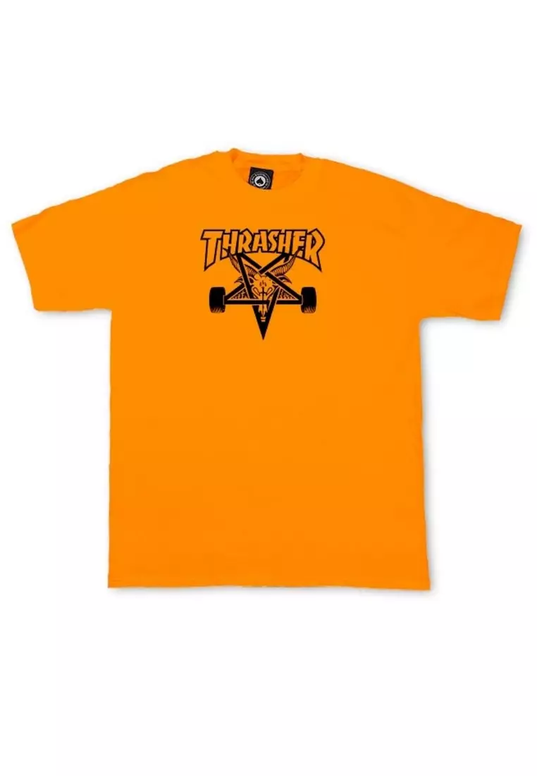 thrasher t shirt orange