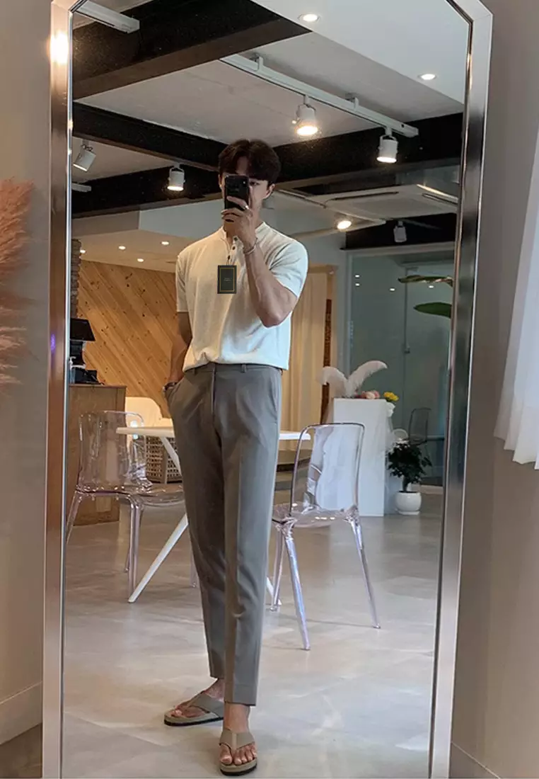 Slim Ice Silk Knit T-shirt‌ ‌MYQ8851