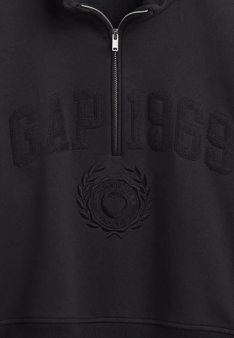Logo Half Zip Sweatshirt