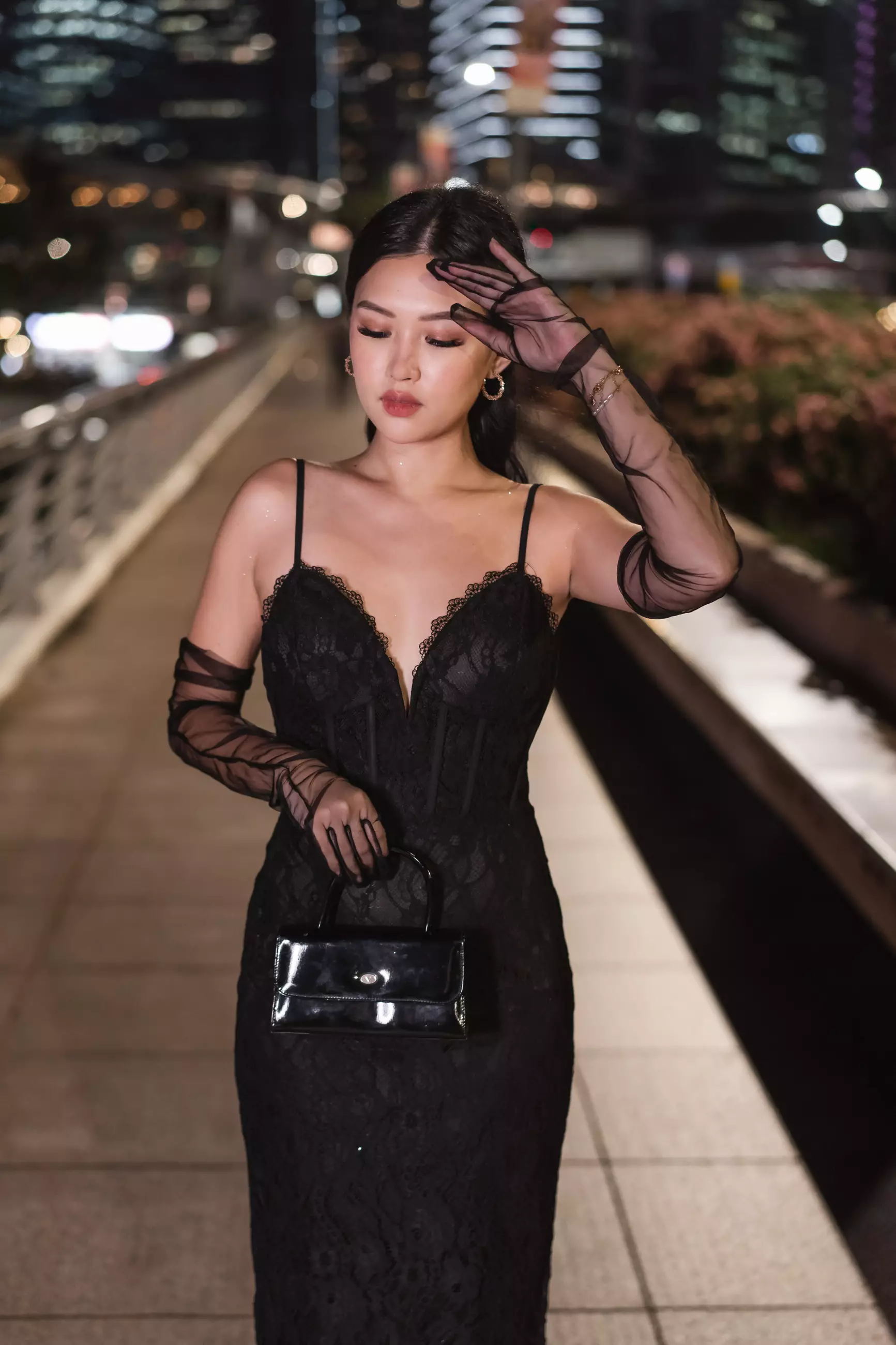 Lace shop dress zalora