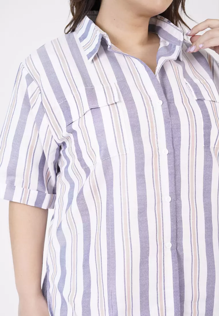 Plus Size Homewear Set Edith Navy