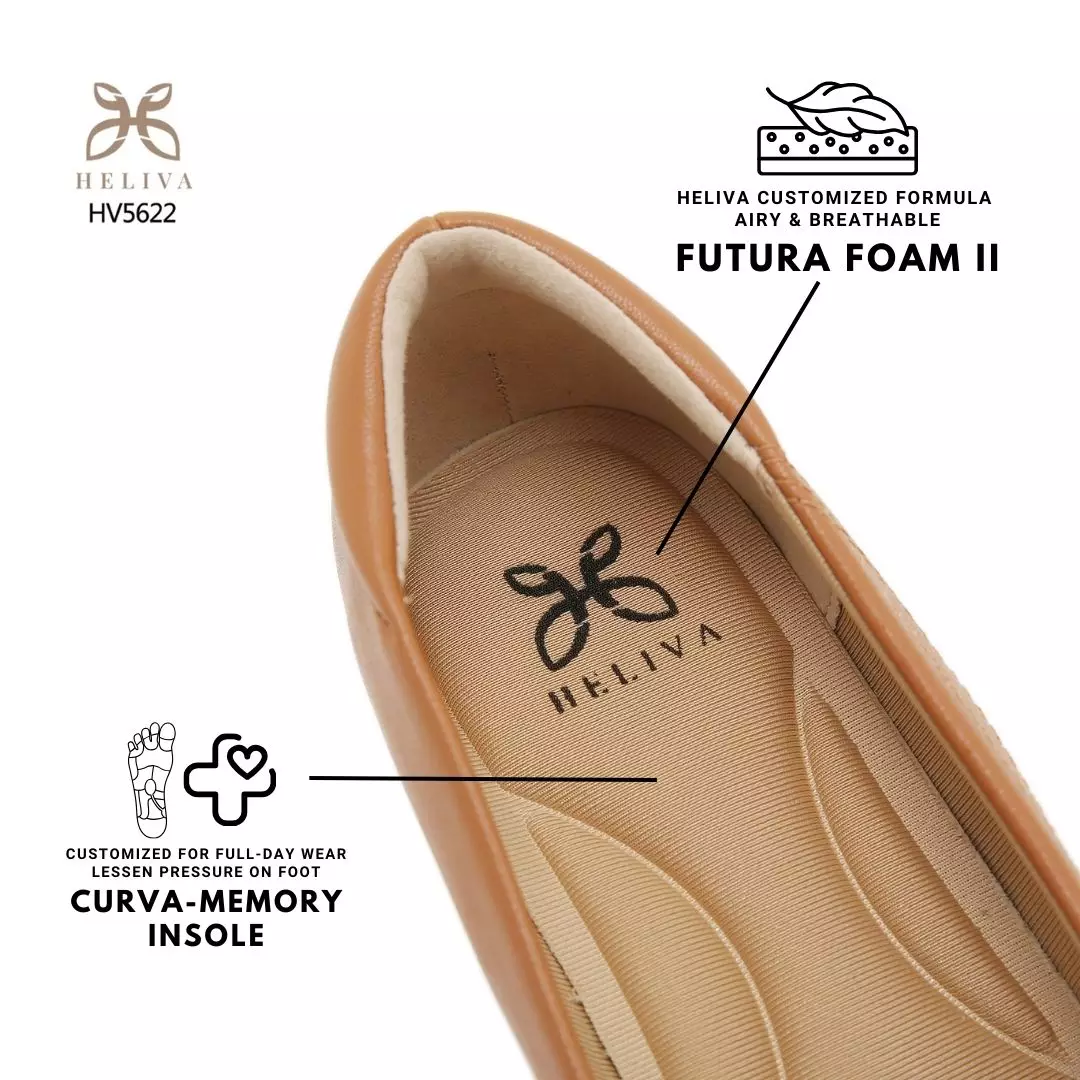 HELIVA SORINA – Elegant Round Toe Block Heels HV5622