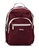 NUVEAU red Contrast Zip Nylon Backpack 762D4AC84F1AFCGS_1