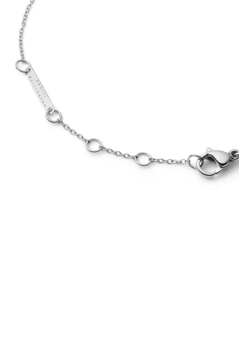 Audrey Bracelet Black Agathe Silver - Unisex Bracelet for women and men stainless steel Bracelet DW Official Authentic Original gelang tangan perempuan lelaki DW