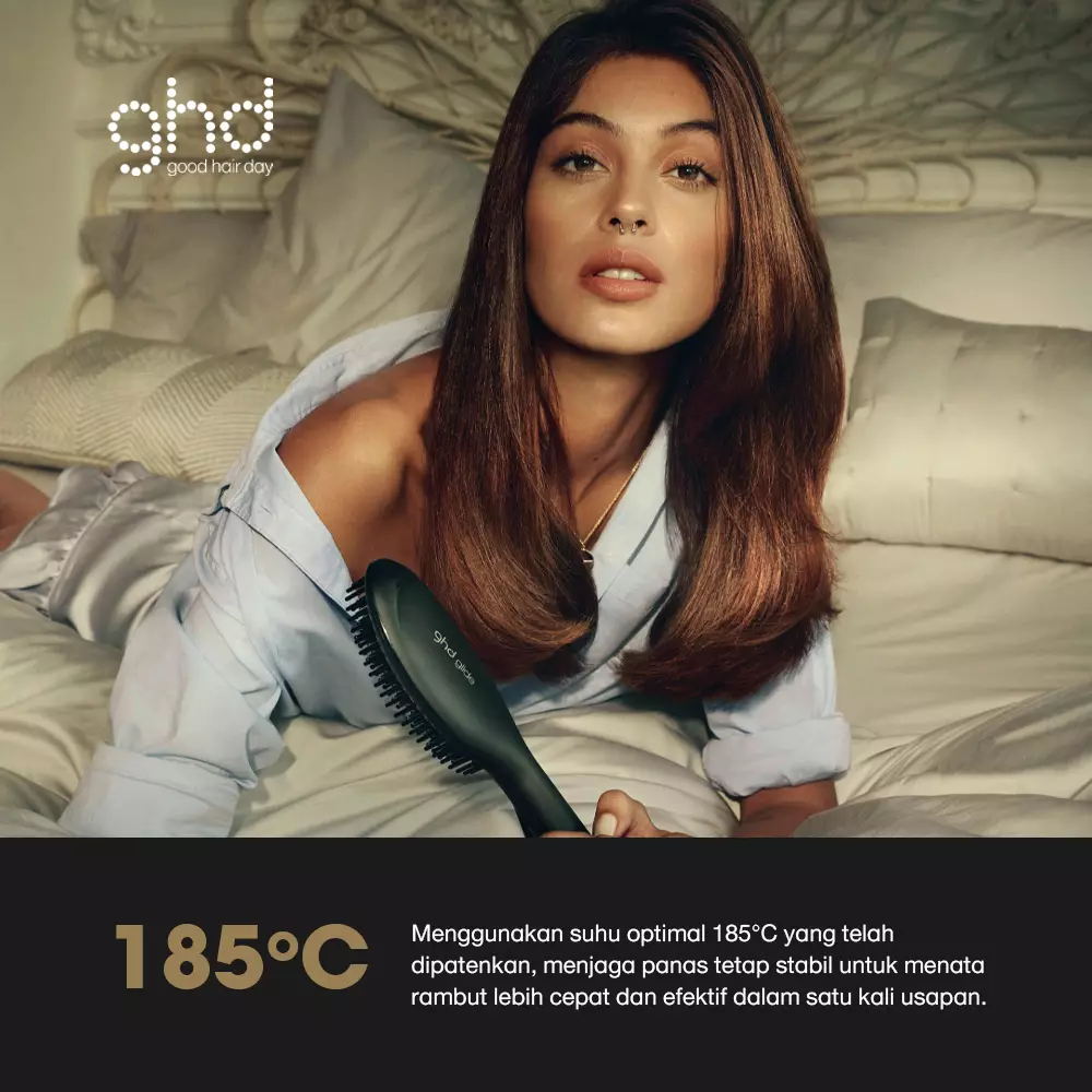ghd Glide Hot Brush Straightener - Sisir Panas Pelurus Rambut