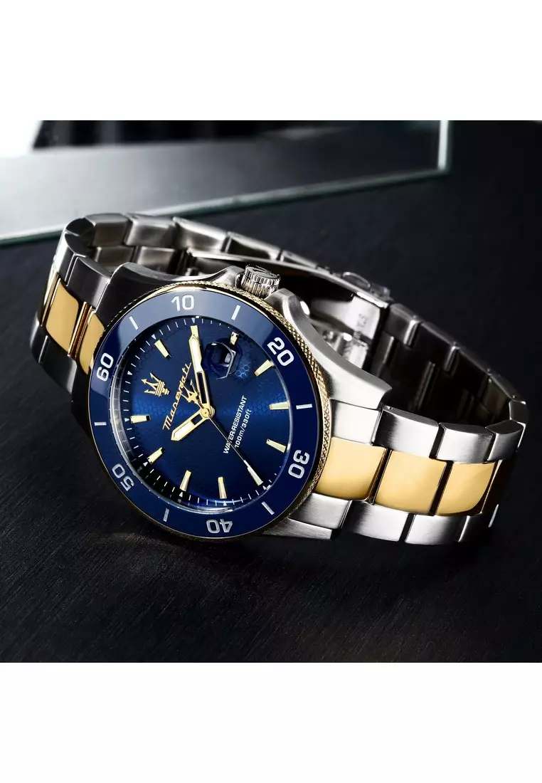 【2 Years Warranty】Maserati Competizione 43mm Men's Quartz Watch R8873600007