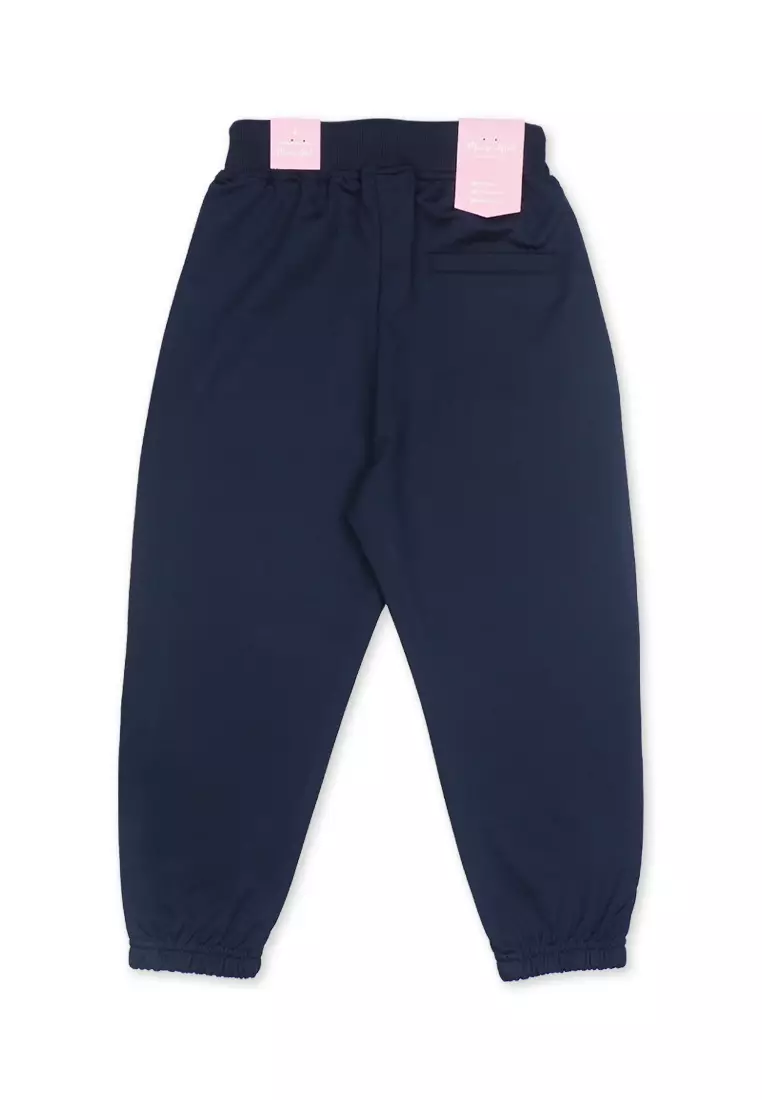 Girls Fleece Jogger Pants with Embroidery