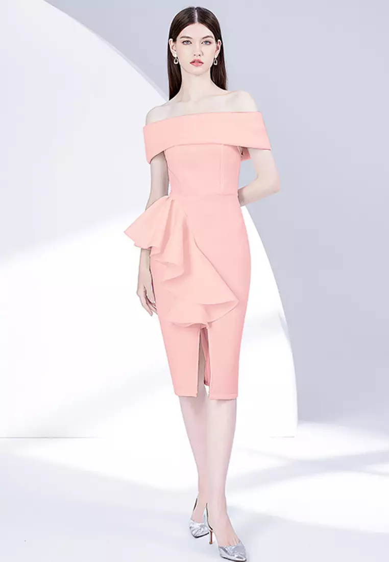 Sunnydaysweety New Shoulder Off Shoulder Bra Wrap Hip Sexy Dress CA092629PI  2024, Buy Sunnydaysweety Online
