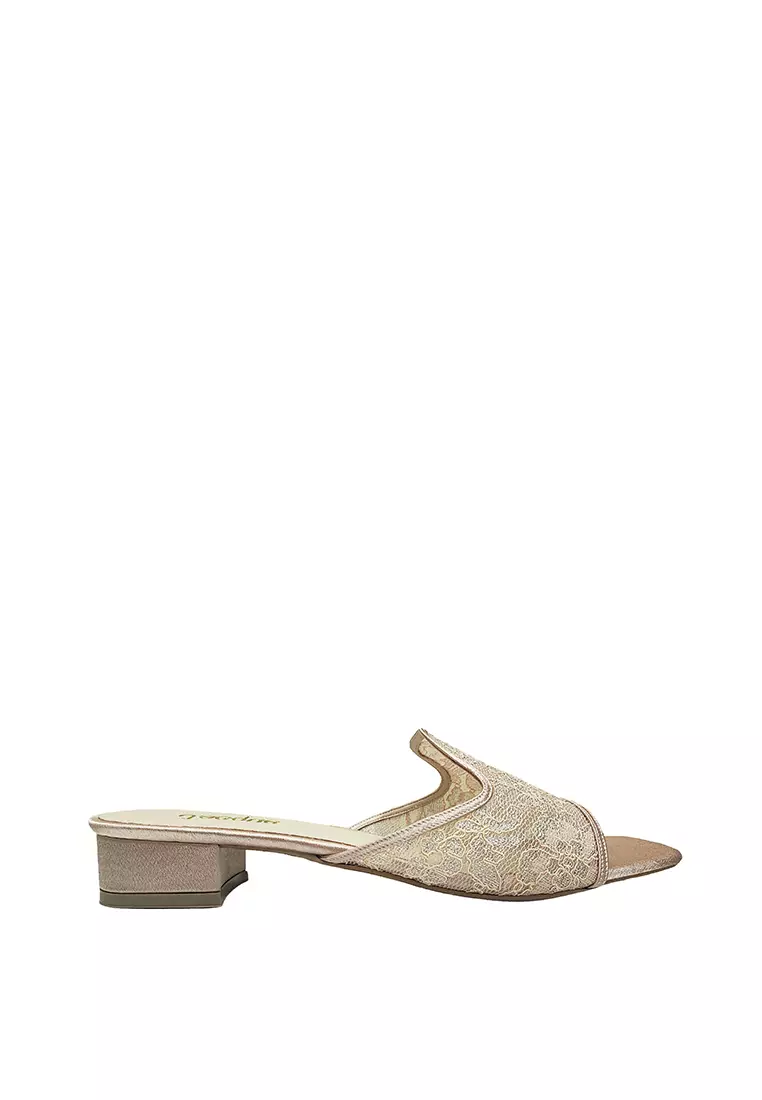 Buy Jacque Trisha Nude Low Heel Online | ZALORA Malaysia