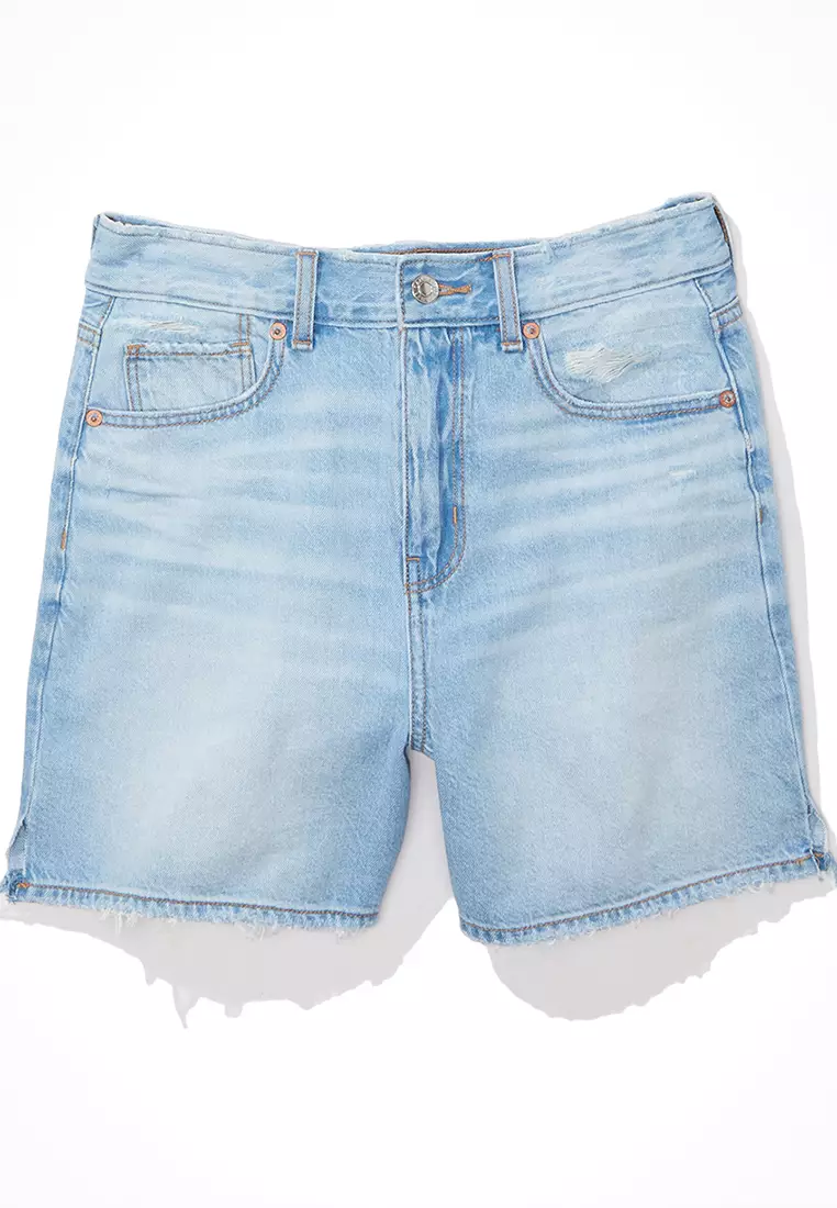 AE Strigid Denim Curvy Highest Waist '90s Boyfriend Short