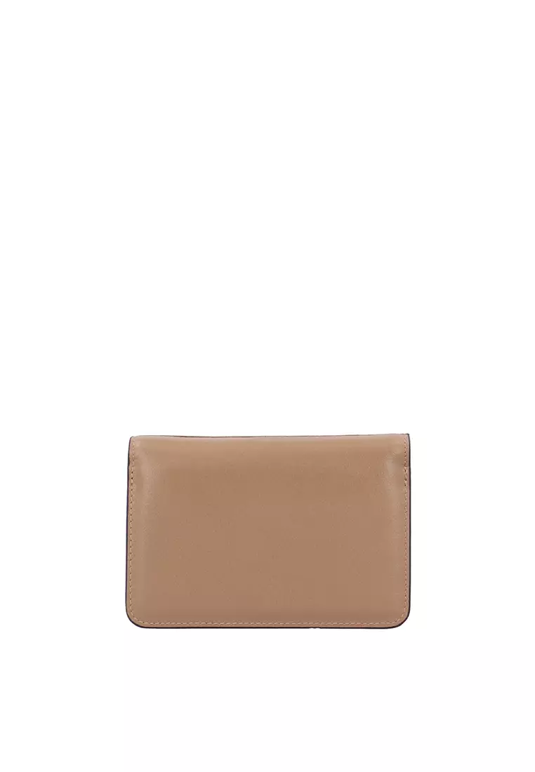 CR Valeria Short Wallet - Dark Beige