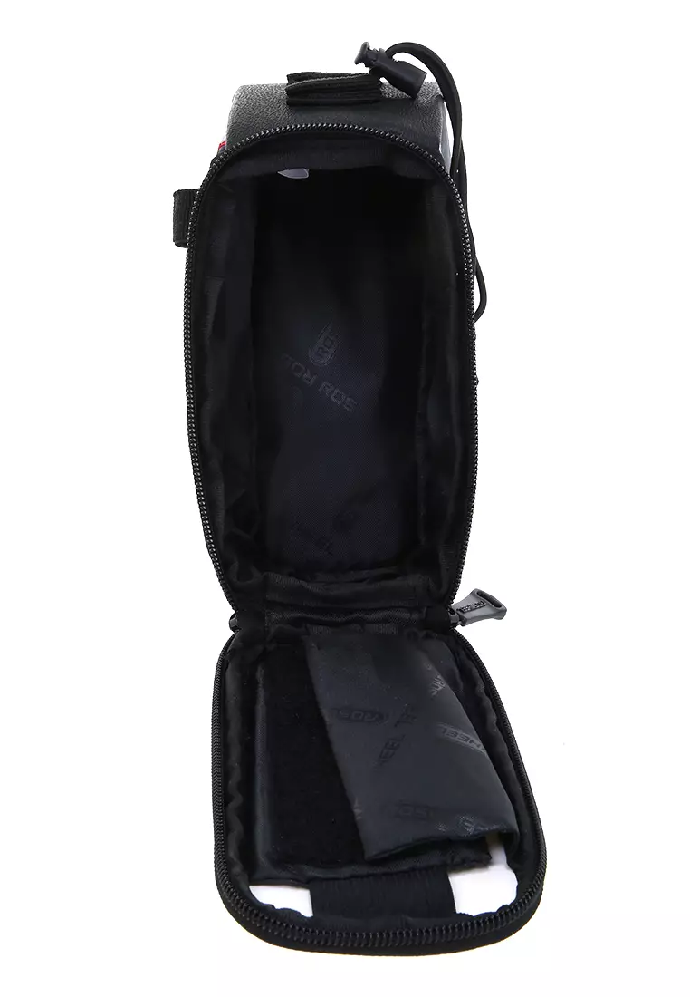 Qian Bicycle Bag Tas Sepeda Waterproof Smartphone 5.5 Inch Material Nylon ORIGINAL - Black