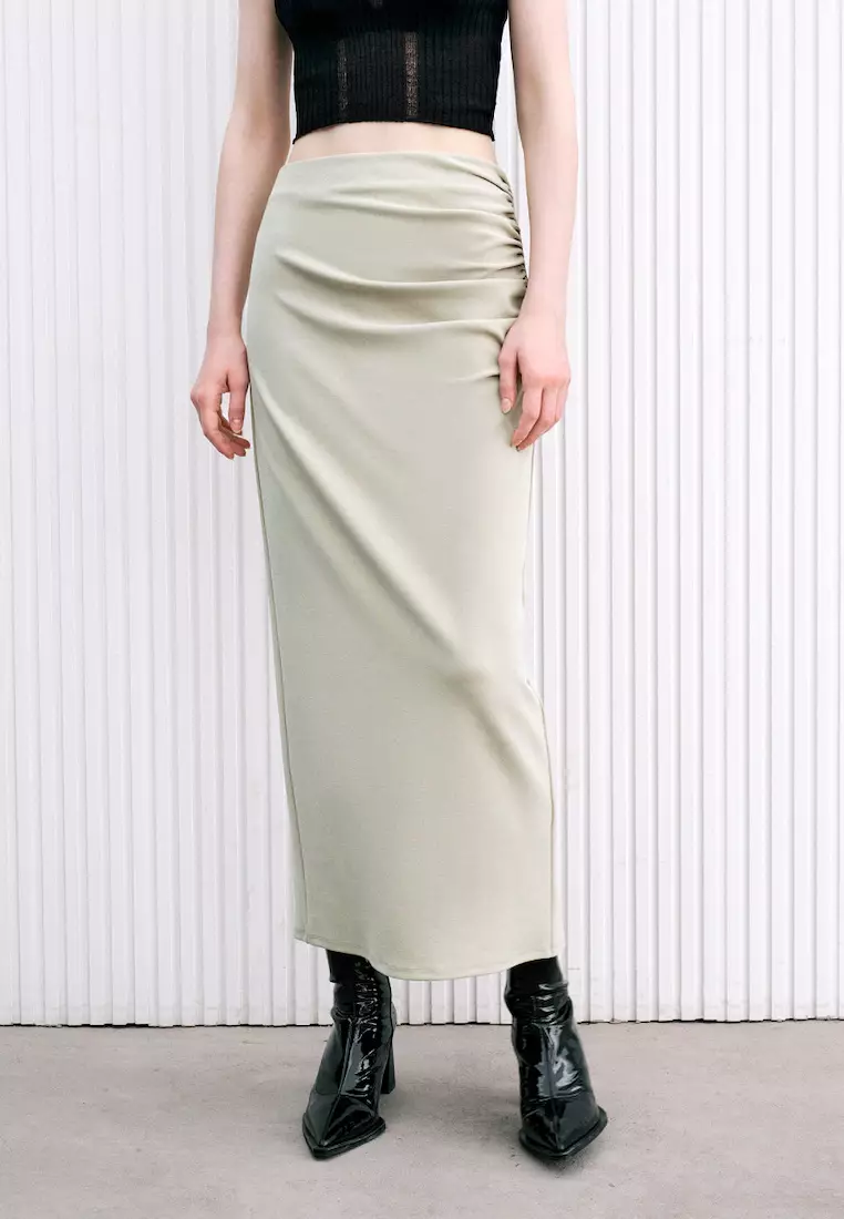 Buy URBAN REVIVO Maxi A-Line Skirt 2024 Online