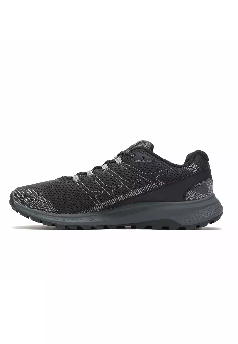 Fly Strike - Black Mens Trail Running Shoes