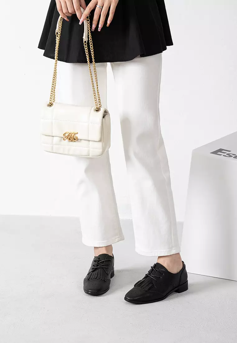 Brogue Leather Tassel Derbys TH926-3