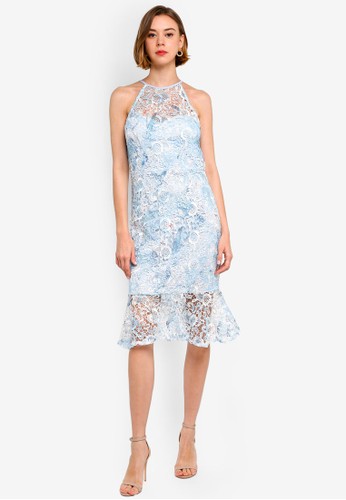 Jual Paper Dolls Print Crochet Dress Original Zalora Indonesia